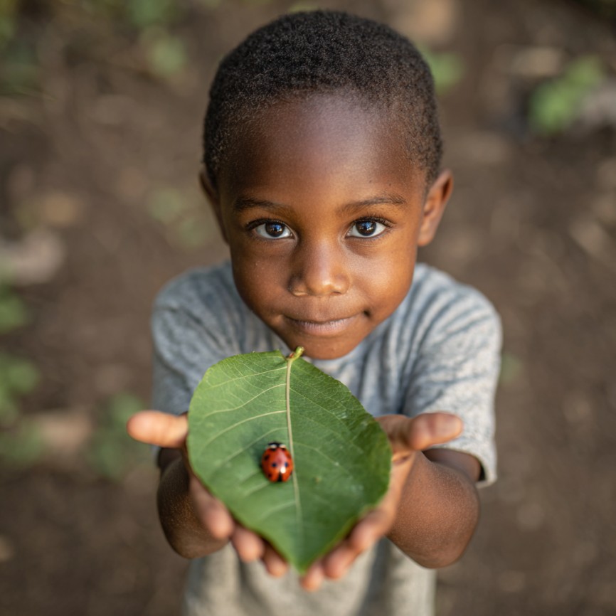 Ladybug on a&nbsp;Leaf